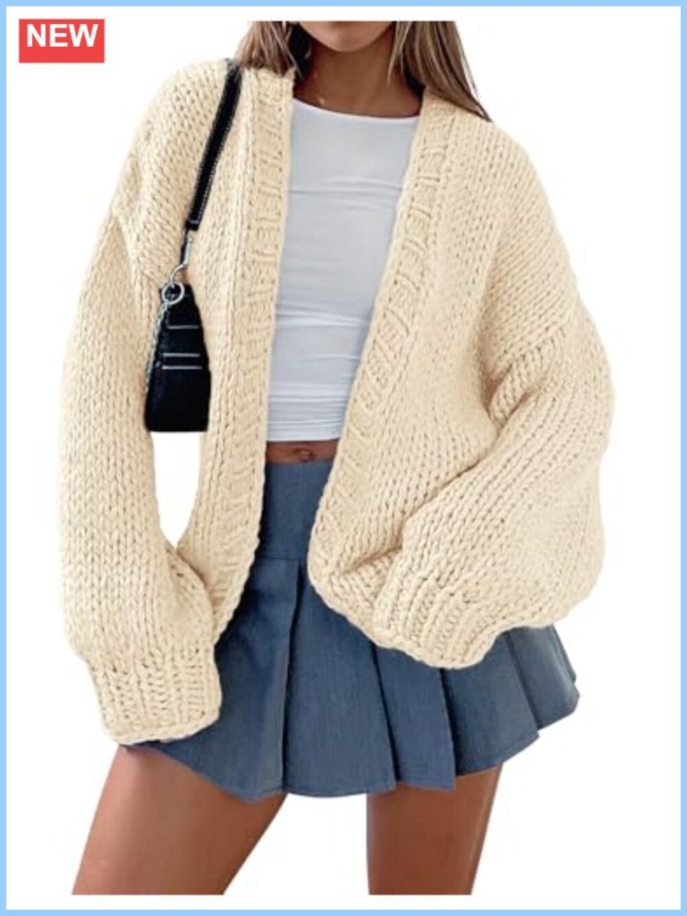 Cardigan Sweaters for Women Long Sleeve Open Front Shawl Collar Loose Fit